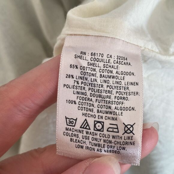 Anthropologie Maeve Changing Stripes Cream and Gray Mini Dress Dress Size 6 - Picture 10 of 15